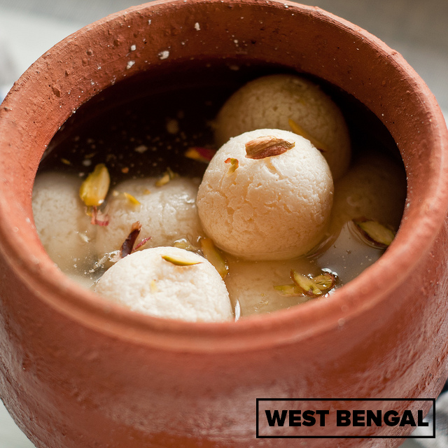 Rosogolla from West Bengal Desserts