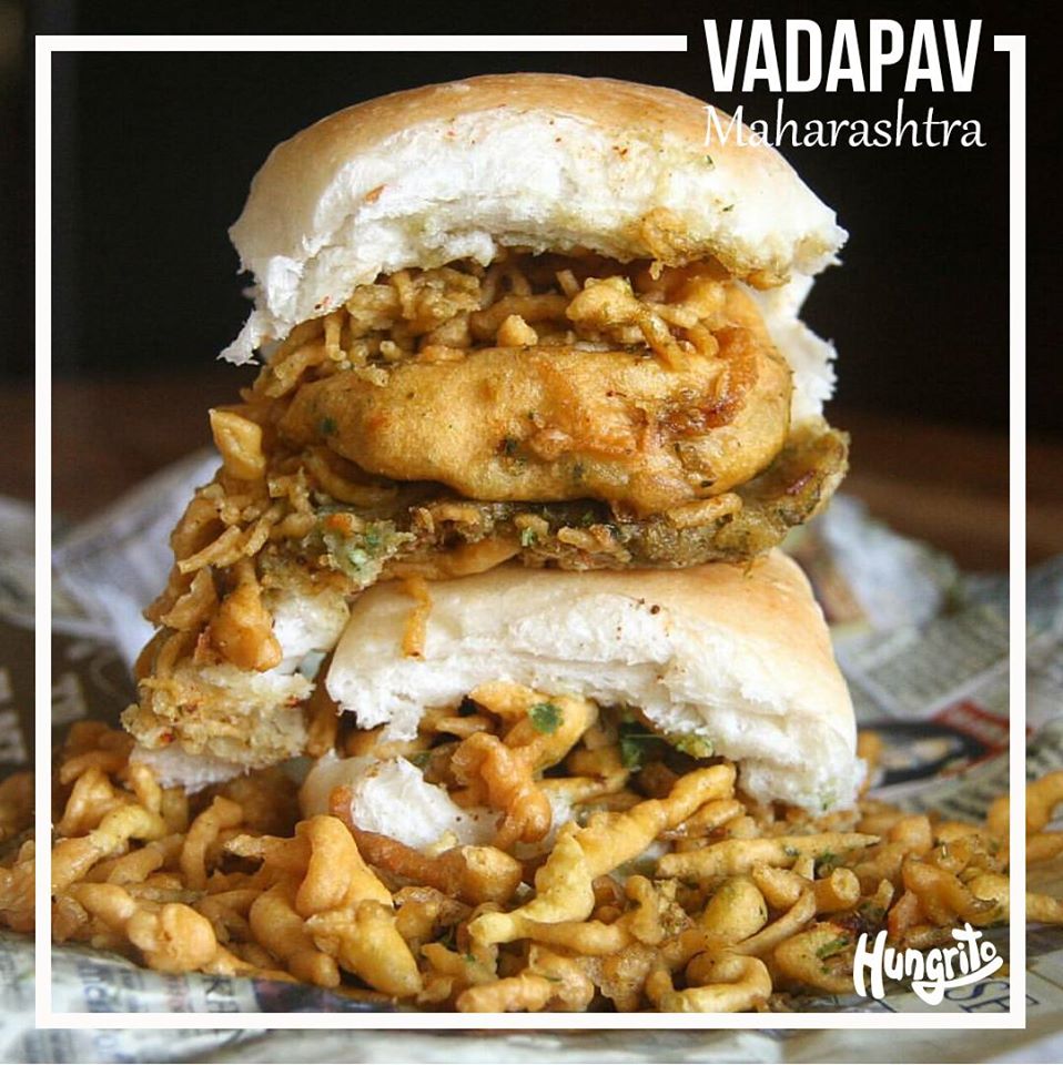 Vadapav from Maharashtra dishes