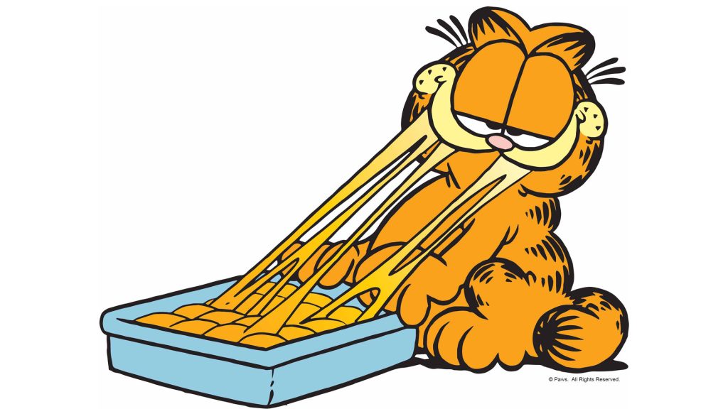 Foodie Cartoon Characters| Garfield| Lasagne