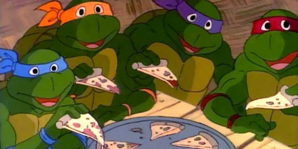 Cartoon Characters| Teenage Mutant Ninja Turtles| Pizza