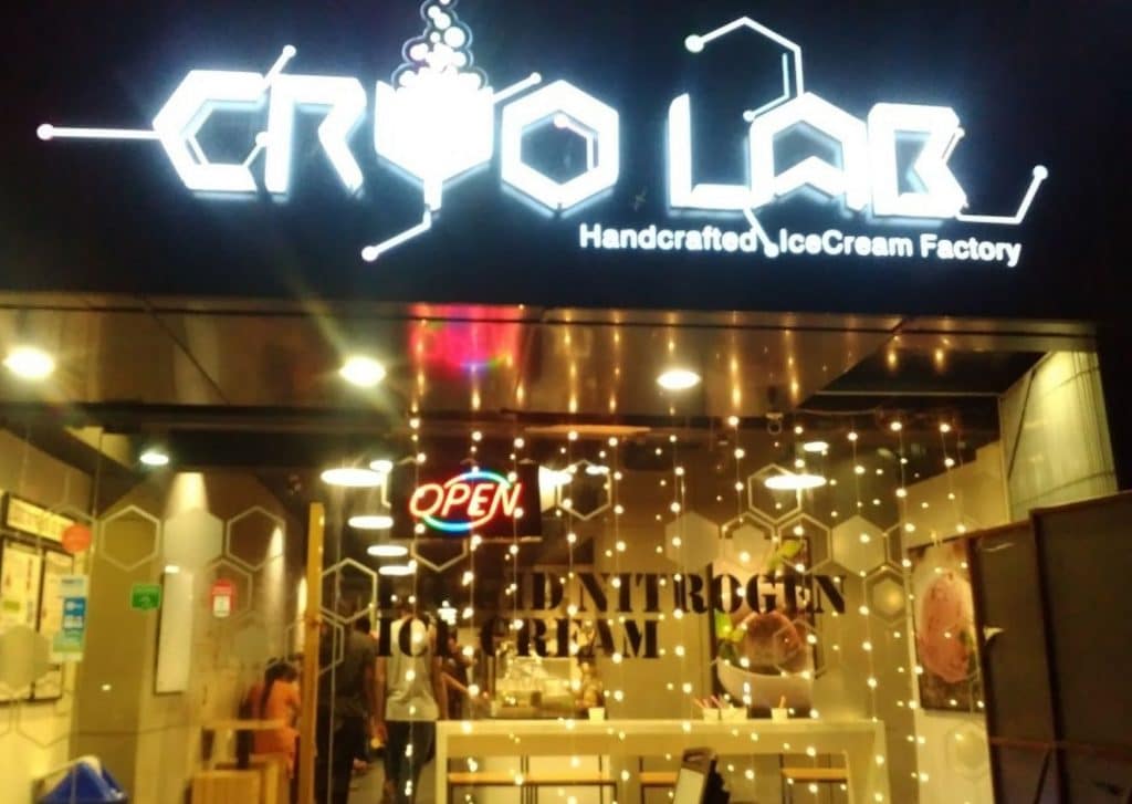 6 Best Places to Try Fancy Desserts in Ahmedabad 5 Cryo Lab, a handcrafted ice cream factory