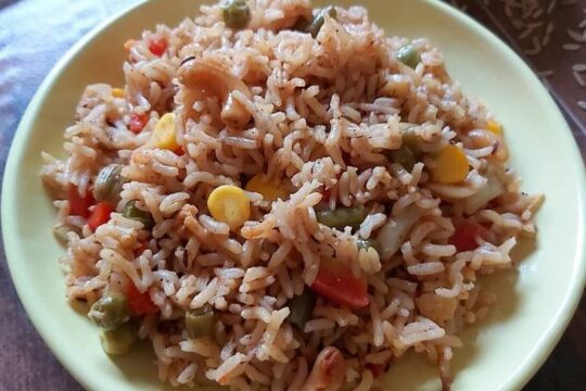 ntrious food items| Brown rice pulao