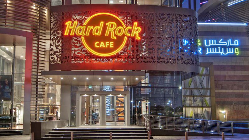 Best Cafes in Dubai| Hard Rock Cafe Dubai