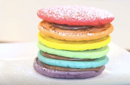 Creative pancake ideas| Rainbow pancakes