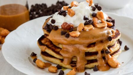 Creative pancake ideas| Peanut butter pancakes