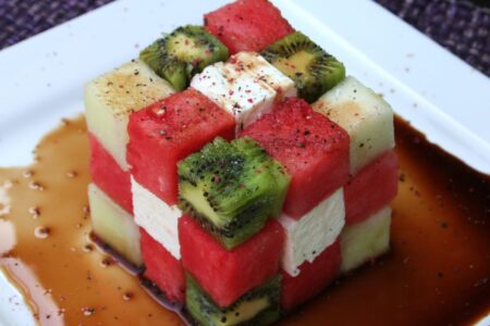 Delicious platters| Fruit cube salad