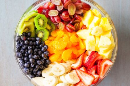 Fun fruit salads| Rainbow fruit salad