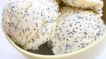 Unique Toothsome Ice-cream Flavors Found In The World 8 Delightful desserts| Lemon and poppy seed ice-cream