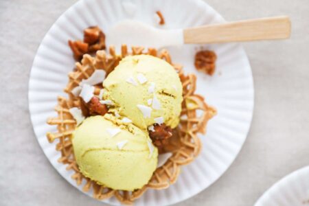 Tasty delights| Roasted turmeric and ginger ice-cream