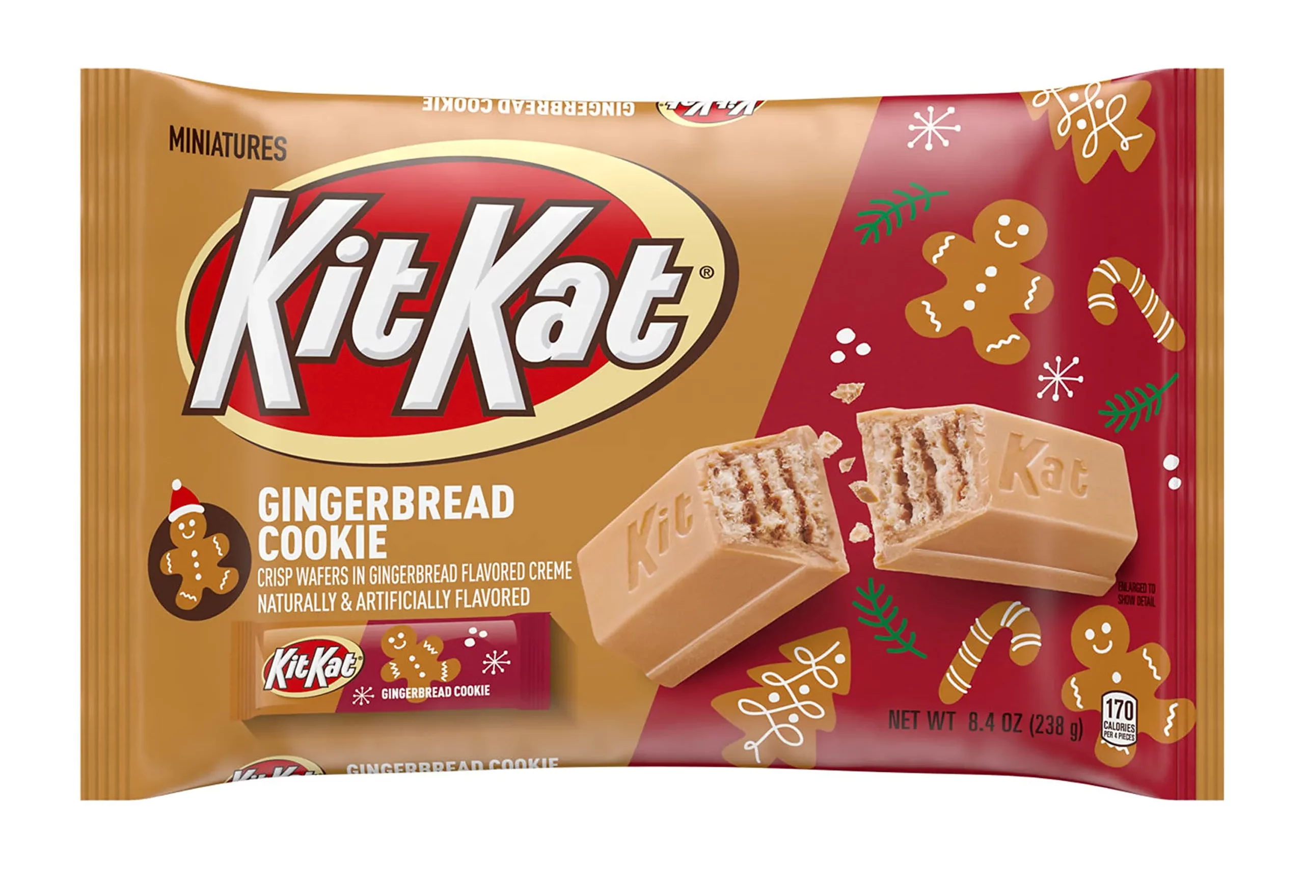 Gingerbread Cookie Kit-kat Flavour  (unique Kit-kat Flavour)