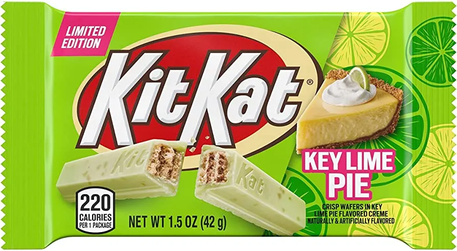 Key Lime Pie Kit-kat Flavour  (unique Kit-kat Flavour)